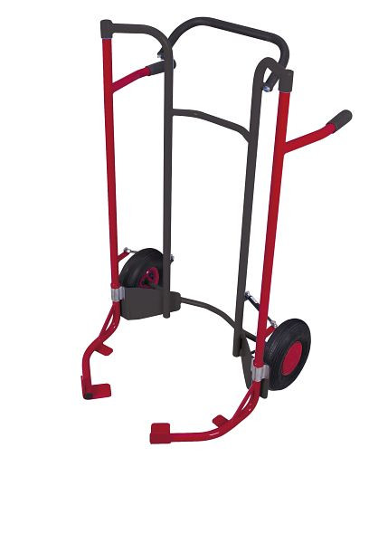 VARIOfit Reifenkarre niedrig, Außenmaße: 705 x 660 x 1.165 mm, RAL 7016 anthrazitgrau, Radsatz: Luftbereifung, sk-710.302/AG