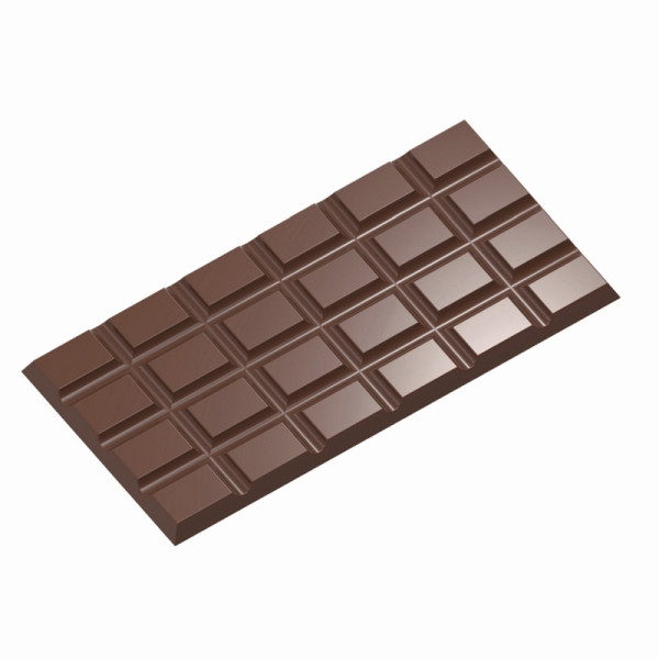 Schneider Schokoladen Form - Tafel 4x6 Rechteck, 275 x 175 x 24 mm / 156 x 77 x 6 mm, 70 gr, 1 x 3 Stück, 422438