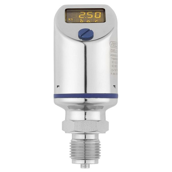 JUMO Druckmessumformer mit Anzeige und Schaltkontakt, 0 bis 4 bar rel, G 1/2, 00528156