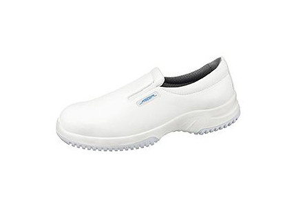 ABEBA Sicherheitsschuhe uni6 Slipper weiß, S2, Ristbereich mit Gummizug, Mikrofaser, 1740-48