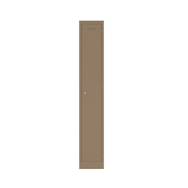 Bisley Garderobenschrank Primary Locker, 1 Abteil, 1 Fach, 668 coffee, PL3050S1668