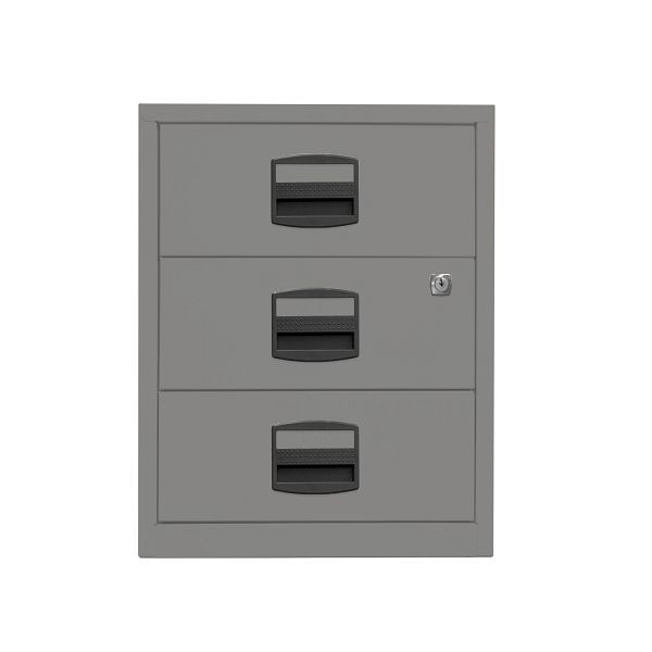 Bisley Home Rollcontainer PFA, 3 Universalschubladen, 649 slate, PFAM3S649