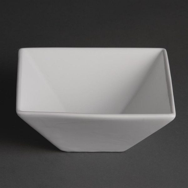 Olympia Whiteware viereckige Schalen 17cm, VE: 12 Stück, U829