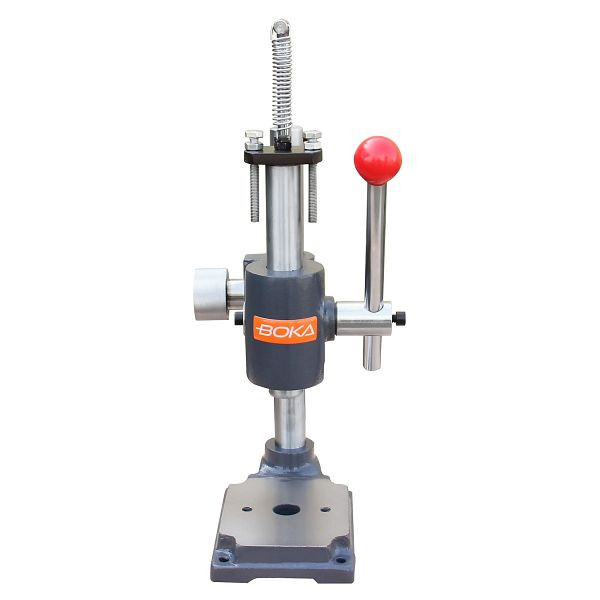 BOKA AP-1S Manuelle Dornpresse, 1T Tisch-Pressmaschine, robuste Konstruktion, einstellbare Presshöhe, ideal für Schmuckherstellung, 576512