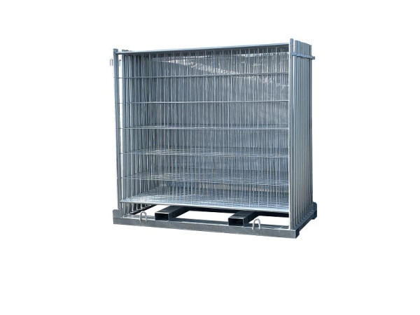 Schake Mobilzaunset mit Lager- und Transporttraverse für 2,20 m Zaunelemente SET2 2P, 32000-SET2