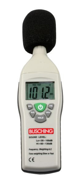 Busching Digital Schallpegelmessgerät A, C V02, 13, 30-130dB, 100289