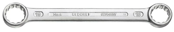 GEDORE 18x19 mm Doppelringschlüssel, gerade, UD-Profil, 6054840