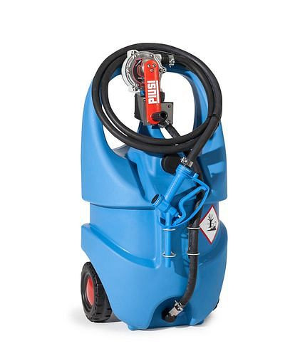 DENIOS Mobile Tankanlage Typ Caddy für Harnstofflösung AUS 32, 55 Liter, mit Handpumpe, 252250