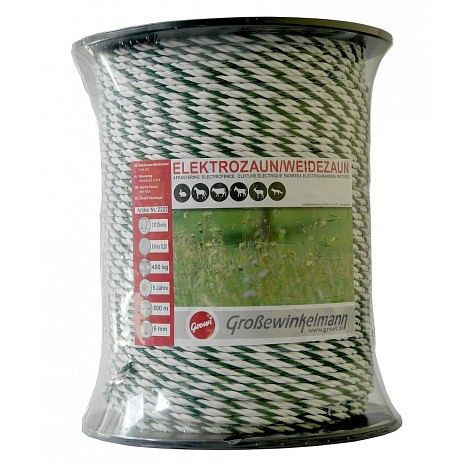 Growi CraftLine Seil 500 m-Rolle, 6mm, 6 Edelstahlleiter, 10022220