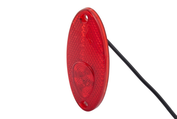 HELLA Schlussleuchte, LED, 12V, Anbau, Lichtscheibenfarbe: rot, Kabel: 5000mm, Stecker: Flachstecker, links/rechts, 2TM 964 295-101