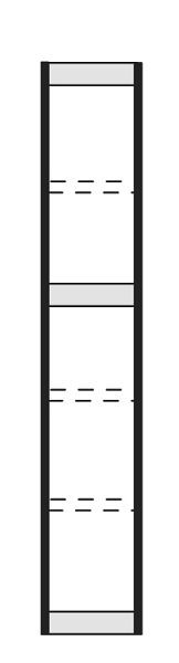 Kerkmann Büro-Regal Progress 2000, T 500 x H 2250 mm, schwarz/lichtgrau, 50209415