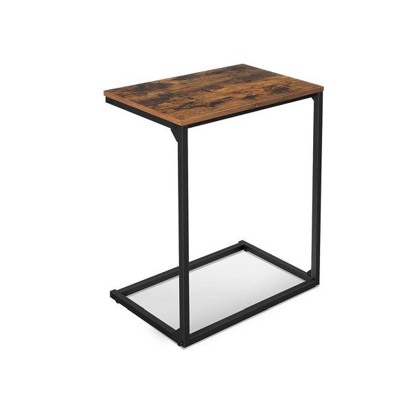 VASAGLE Kleiner Sofatisch, Vintagebraun-Schwarz, LNT52BX, 6955880398799