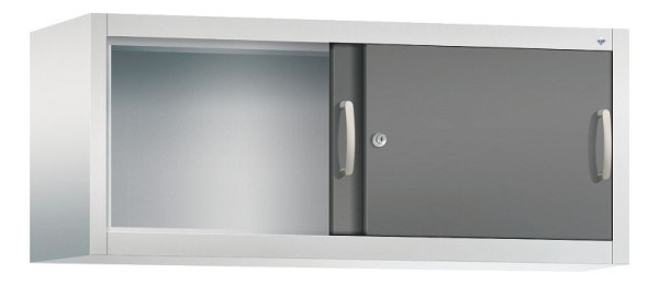 C+P Aufsatzschrank Acurado, H500xB1200xT400mm, Farbe: Lichtgrau / Vulkangrau, Bügelgriff, 1 OH, 2044-00 S10094