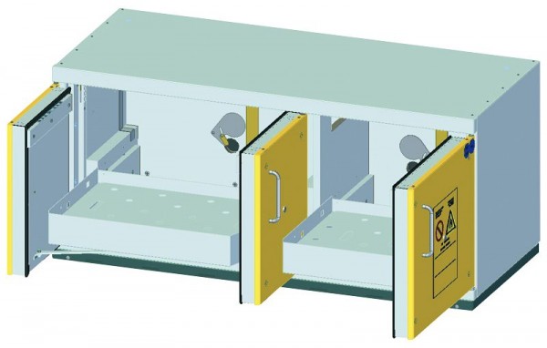 Düperthal Sicherheitsschrank für brennbare Flüssigkeiten Typ 90 UTS ergo XL mit Auszugswanne, 29-061467-005