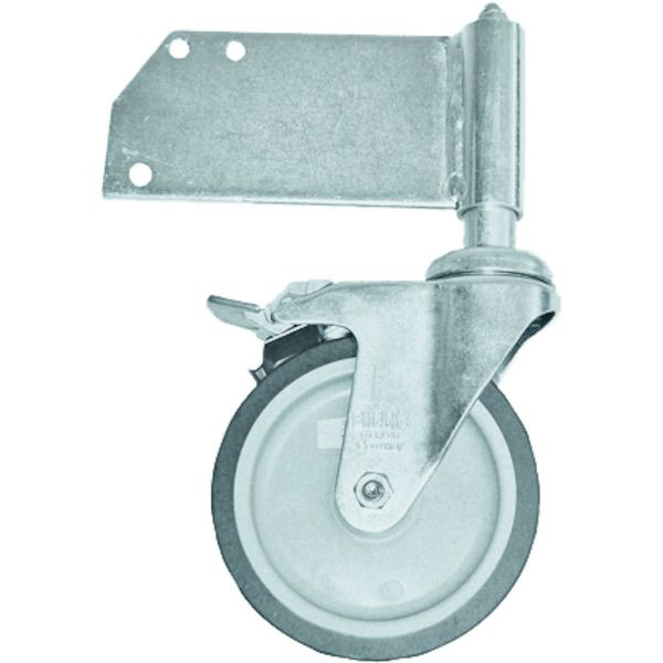 ZARGES Federrolle zu Podestleiter 125 mm 10 kg, mit Anschraublasche, für Anbau Holm, ohne Feststeller, links, 802192