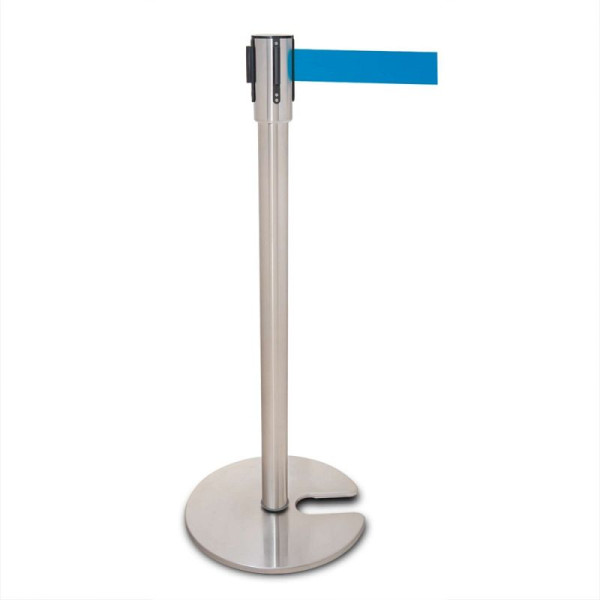 STEIN HGS MORION Gurtständer, aus matt gebürstetem Edelstahl, blau, 76417.0001