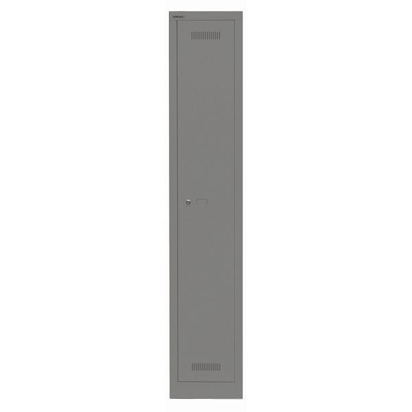 Bisley Garderobenschrank Monobloc™, 1 Abteil, 1 Fach, 649 slate, ML03S1649