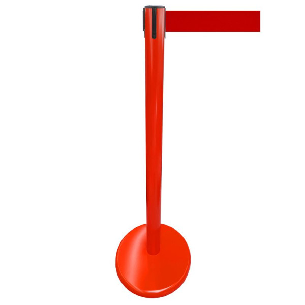 Stein HGS Personenleitsystem -P-LINE Future-, Metall/ rot, rot, mit Gurtendstück (Standard), Gurtlänge: 2,3 m, 12794-0102