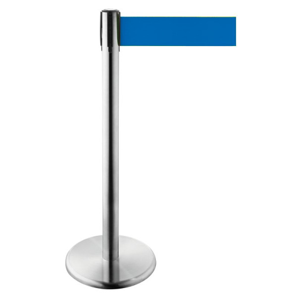 Stein HGS Personenleitsystem 'P-Line Harmony' aus Edelstahl, breites Gurtband, blau, 3,8 m, 65862.0004