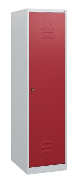 C+P Umkleidespind Classic PLUS, 1530x400x500mm, 7035/3003, Zylinderschloss, 0800005-12 S10016