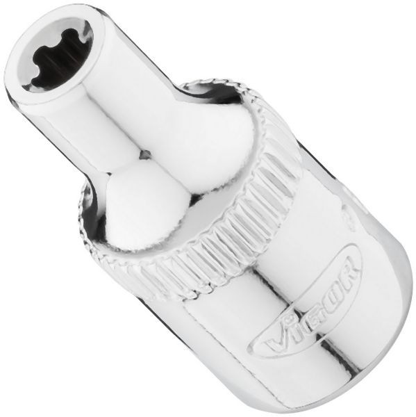 VIGOR Steckschlüsseleinsatz, 1/4″, EPR Profil, SW E4+, V7920-EPR4