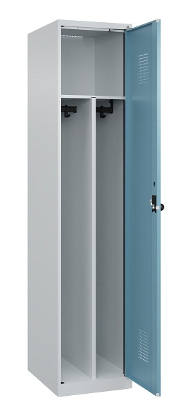 C+P Spind Evolo PLUS, 1 Abteil, 1850x400x500mm, 7035/0010, Verschluss Drehriegel, 049000-12F S10009