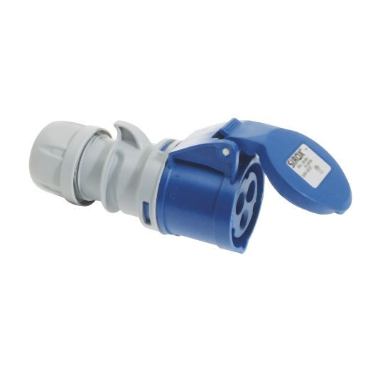 Ebinger CEE-Kupplung 32A, 400V, 5-polig, gewerblicher Einsatz, 130.428