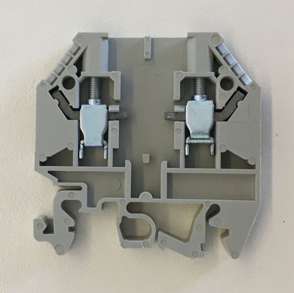 ELMAG Reihenklemmenhalter bis 4mm²,6 mm breit, grau, zu Sperrdiode DIST-D / V0für MBNA Serie, 9503691
