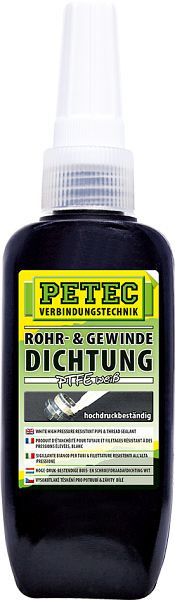 Petec Rohr- & Gewindedichung Weiss, 50ml, VE: 10 Stück, 97218