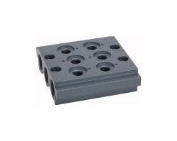 Metal Work Mehrfach-Grundplatte, Ventilpositionen 2, 106632, 4047322098281