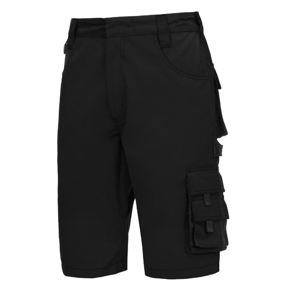 NITRAS MOTION TEX PLUS, Arbeitshose, kurz, schwarz (Farbcode: 1000), Größe: 46, VE: 10 Stück, 7600-46