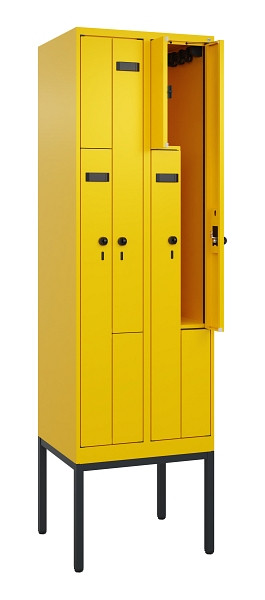 C+P Z-Spind Evolo PLUS, Gestell, 4 Fächer, 2120x600x500mm, 1023/1023, Drehriegel, 0490337-204 S10022