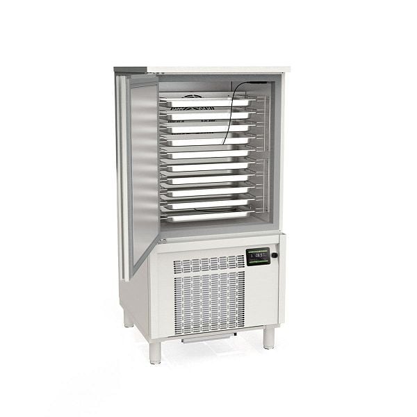 Vaiotec TOPLINE Schockfroster 800 Edelstahl, für 10x GN1/1 (40 mm) oder 10x EN 60x40, 11711