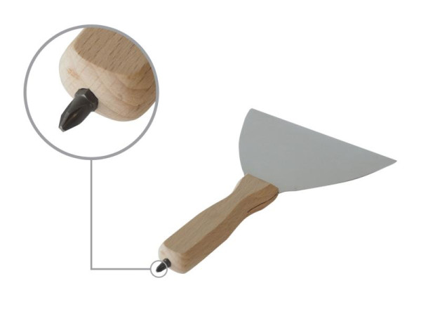 TECTOOL Trockenbauspachtel rostfrei, Bit PH 2, 150mm, 18090