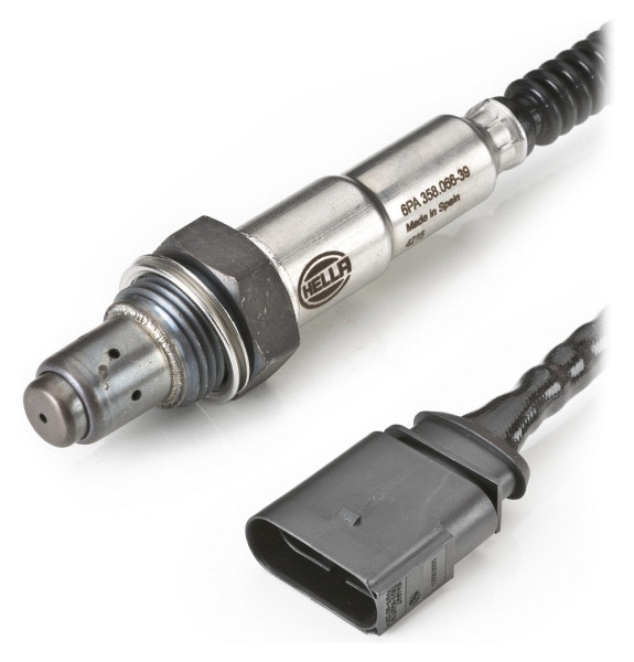 HELLA Lambdasonde, 4-polig, Kabel: 1750mm, 6PA 358 066-391