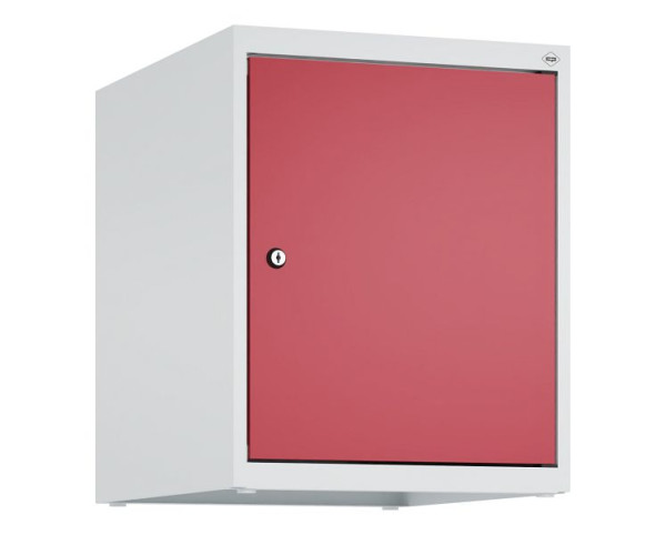C+P Schrankaufsatz Classic PLUS, Aufsatzschrank, 7035/3003, Zylinderschloss, 500x400x500mm, 1 Abteil, 080090-12 S10016