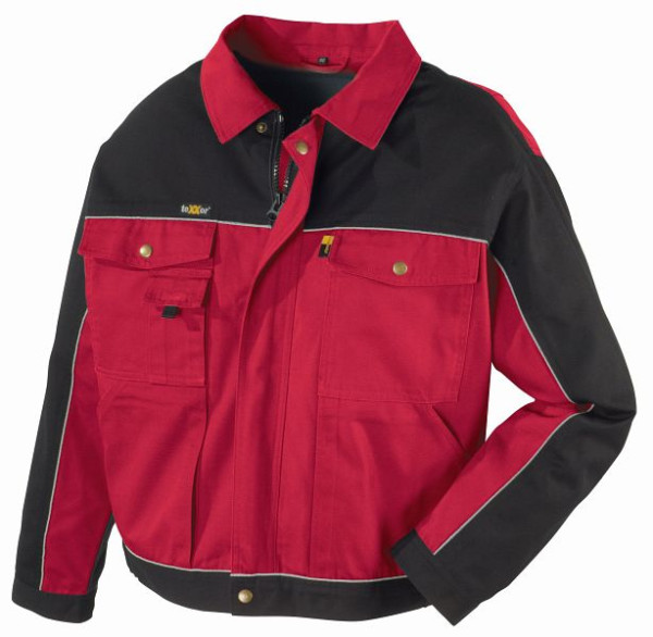 teXXor Canvas (320 g/m²) Bundjacke RIO, rot/schwarz, Größe: 3XL, 8313-3XL