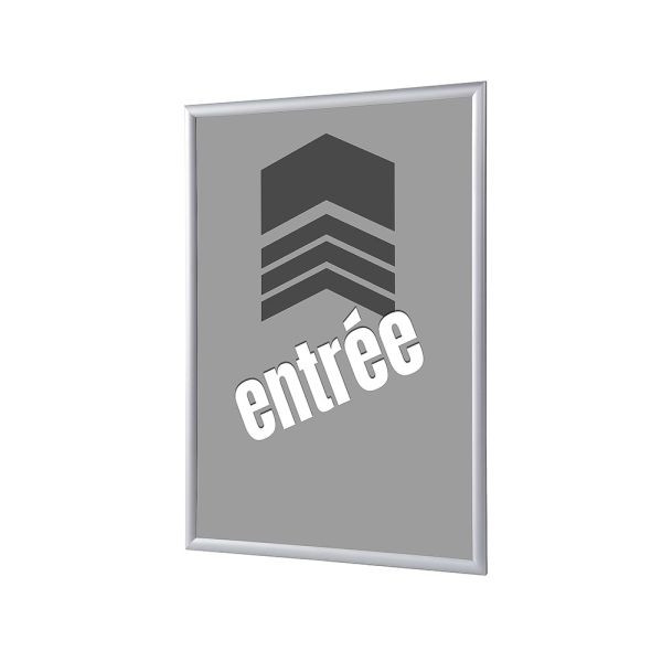 Showdown Displays Klapprahmen A1 Komplettset Eingang Grau Französisch, KRA1G25LPPI587