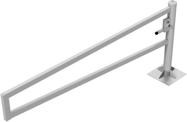 Schake Drehbare Wegesperre, selbsteinrastende Verriegelung 2,50m mit Dreikantverschluss, 4013_25FP