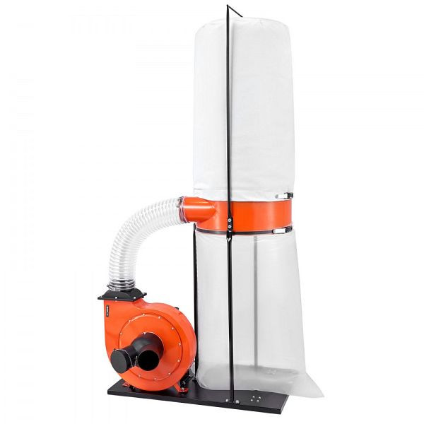 VEVOR 2038,8 m³/h 2,5 Mikron Absauganlage, 2 PS, 132,5 L Staub- & 159 L Filterbeutel, für Holzbearbeitung, JCQ2HPLSDTBDCDY4X001V2