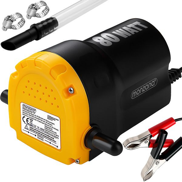 monzana Ölabsaugpumpe 12 V - 80W, 106507, 4250525359527