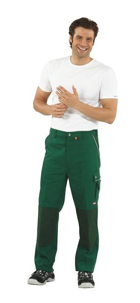 Planam Canvas 320 Bundhose, grün/grün, Größe 58, 2121058