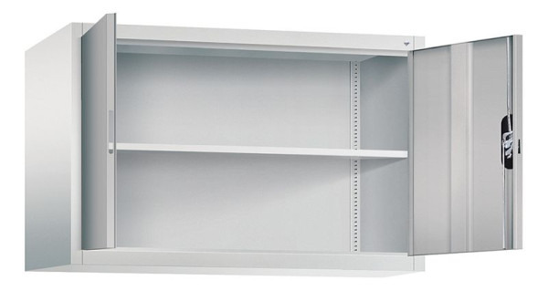 C+P Aufsatzschrank Acurado, H790xB1200xT500mm, Farbe: Lichtgrau / Weißaluminium, Muldengriff, 9485-000 S10193