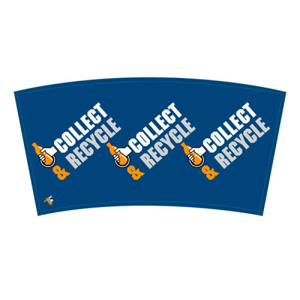 STEIN HGS Banderole für den PETman, blau, 84079.0003