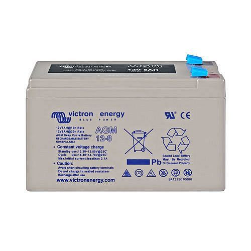 Victron Energy Batterie AGM Deep Cycle 12V/8Ah, wartungsfrei, 2-67-012180, BAT212070084