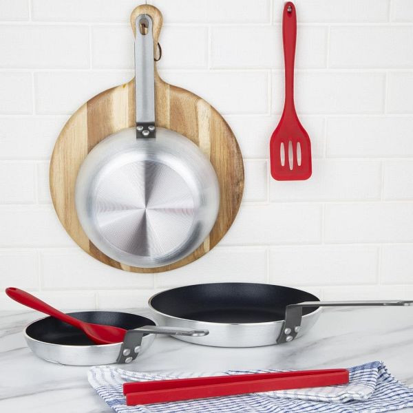 Vogue Cook Like A Pro 3-teiliges Set aus Bratpfanne und Sauteuse mit Antihaftbeschichtung, SA691