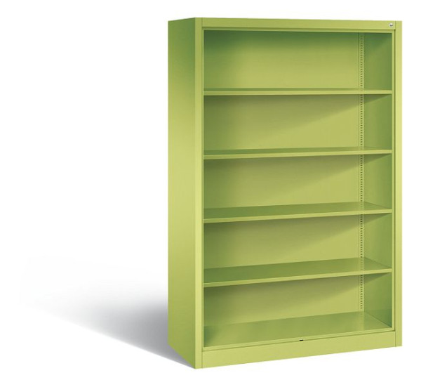 C+P Stahlregal mit Rückwand Acurado, H1950xB1200xT500mm, Farbe: Viridingrün, 5 OH, 9380-000 S10029