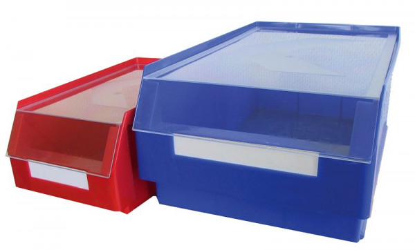 Kappes RasterPlan Auflagedeckel Lagersichtkästen Größe 6, glasklar Polystyrol 230 x 140 mm, 6060.00.0457