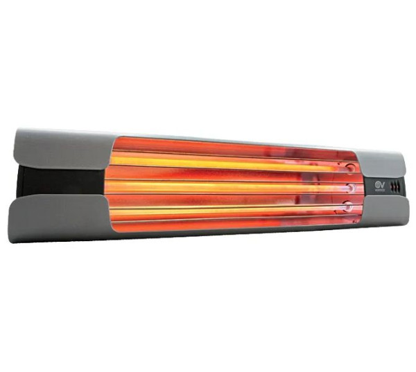 CasaFan Infrarot Heizstrahler Thermologika Design mittelgrau, 70004