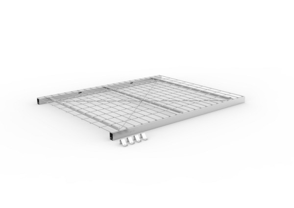 Meta Zusatzdrahtgitterfachboden 1300 x 800 vzk kpl. mit 4 Fachbodenträgern, 9900008622